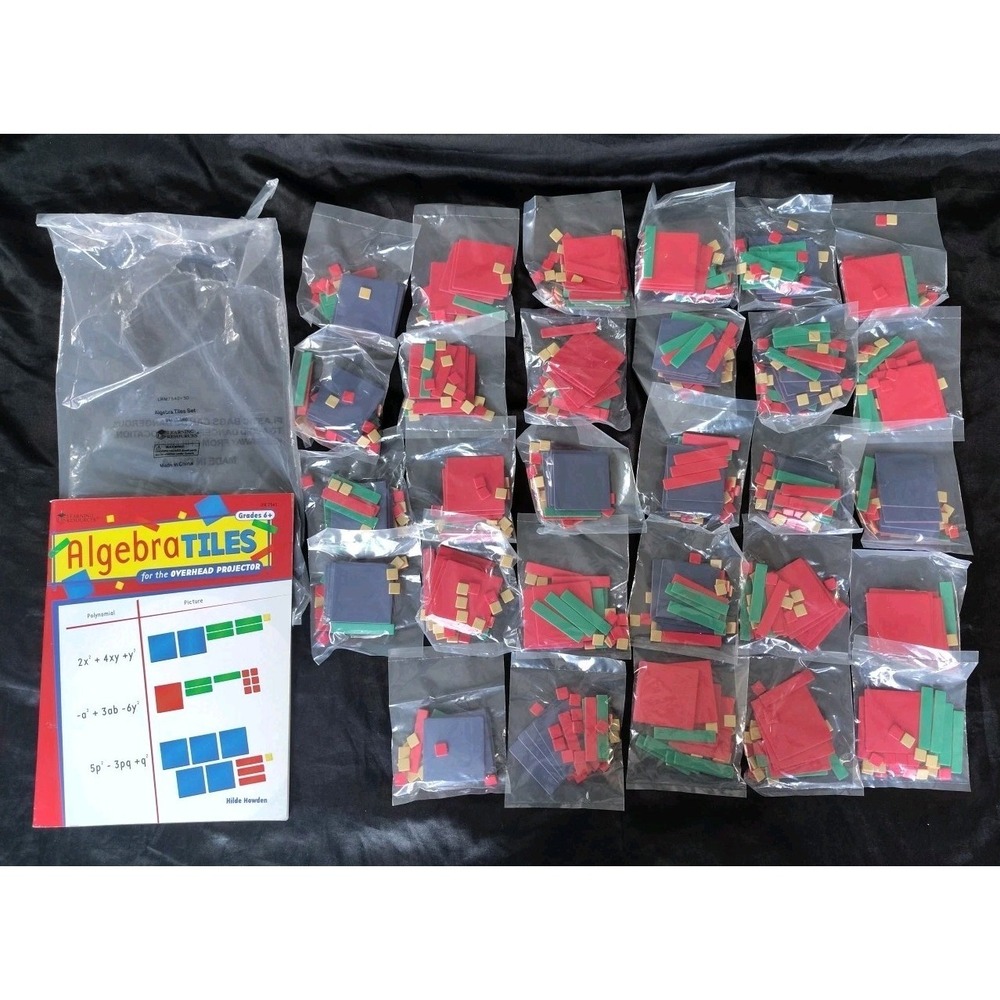 Algebra Tiles For The Overhead Projector Grades 6+ Learning Resources Homeschool